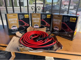 Justin Case Heavy Duty Booster Cables - 20 Foot, 4 Gauge (New/Open Box)