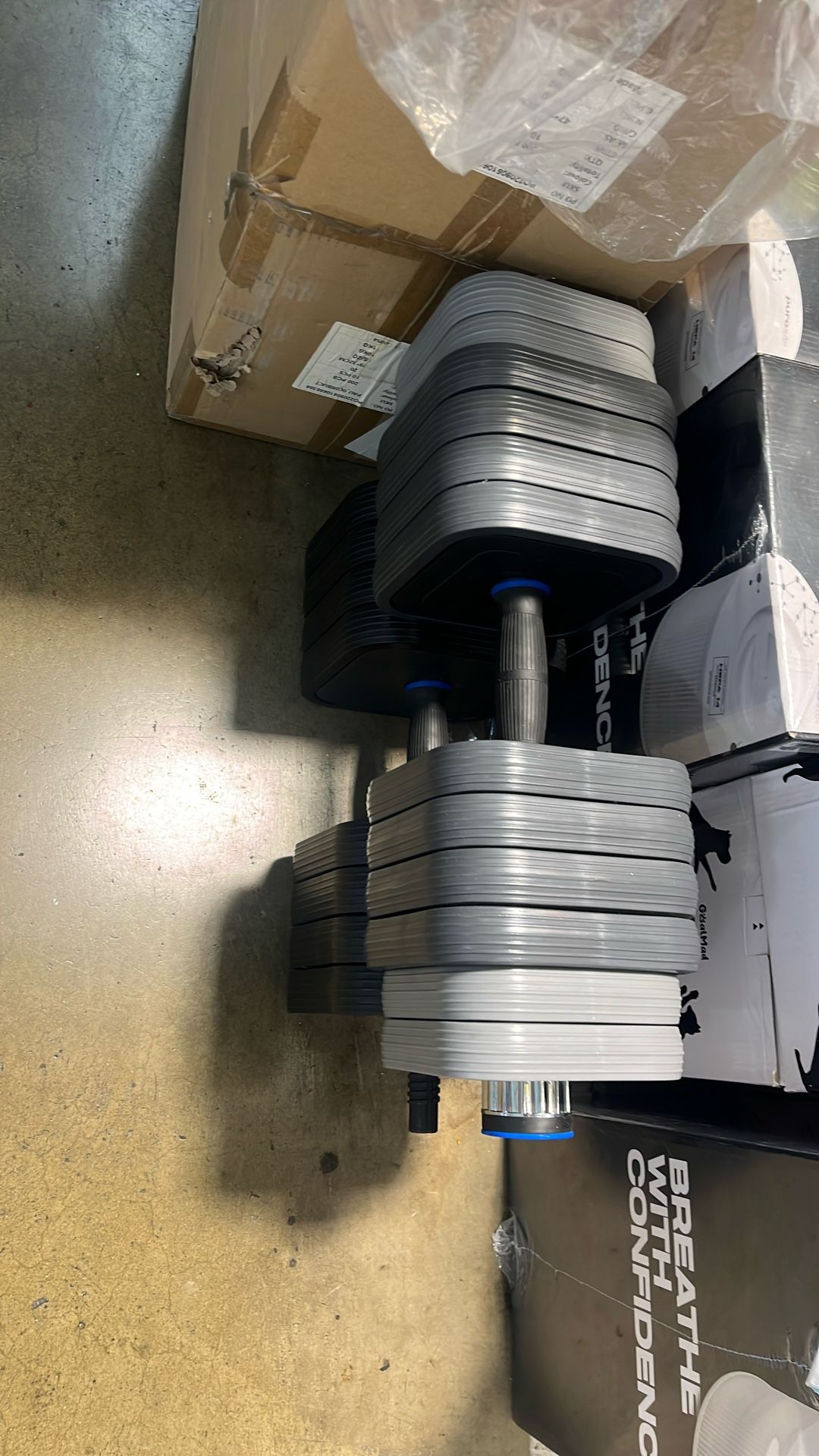 Dumbbell Sets. 60-80 Pound Expandable