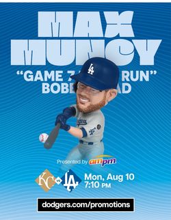 MAX MUNCY GAME 7 BOBBLEHEAD 2026