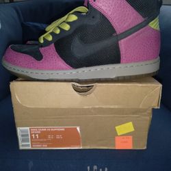 Nike Dunk HI "Supreme Spark"