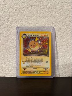 Pokemon Dark Raichu Team Rocket Secret Rare Holo 83/82