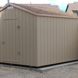 New 10x10 Storage Sheds Installed On Site In One Day $2275