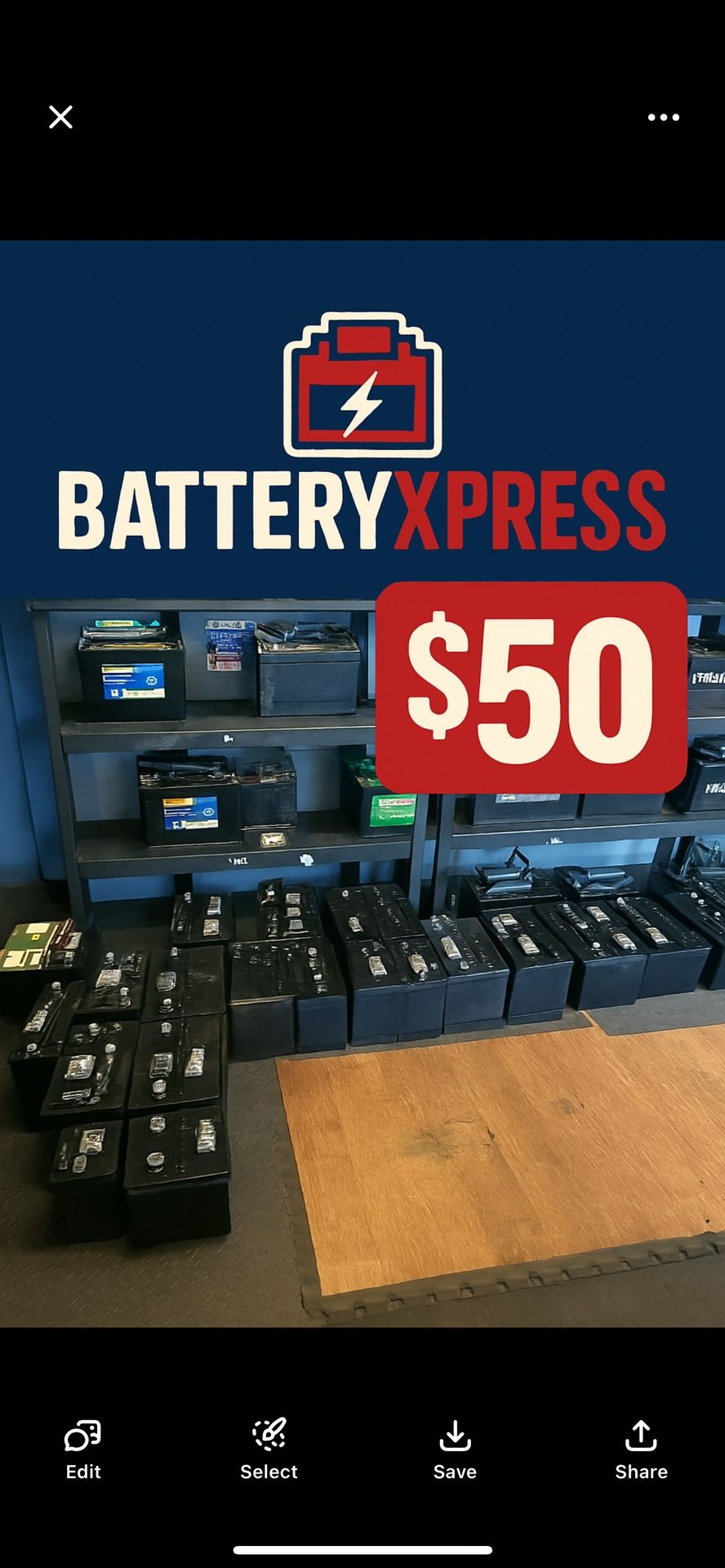 Car Batteries- NEVER USED
