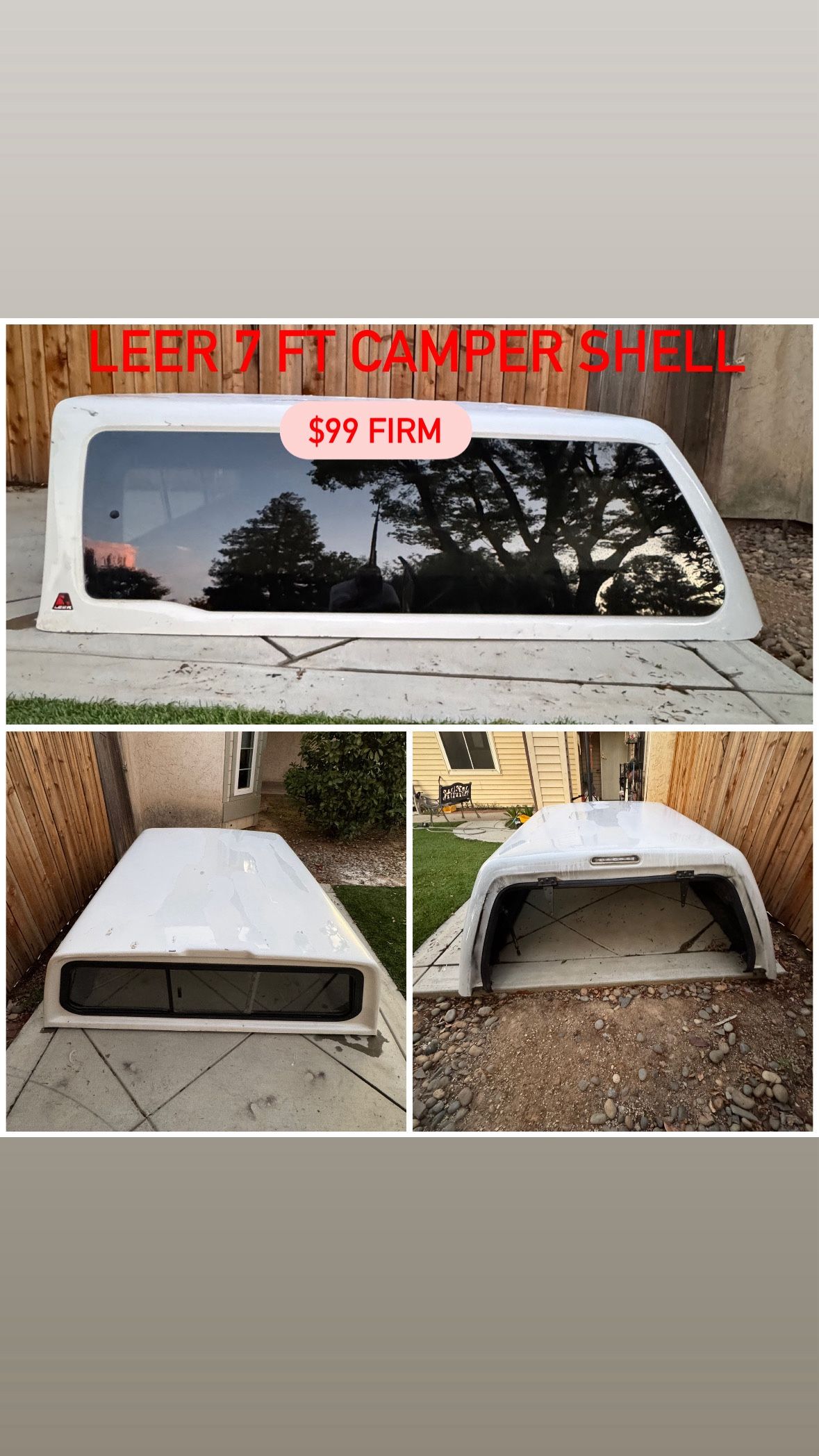 7 Ft GMC/CHEVY Camper Shell