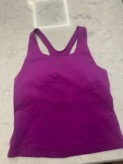 Reebok Women's Purple Racerback Tank Top