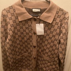 Light Brown Fashion Sweater/ Cardigan 
