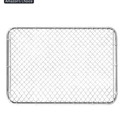 New galvanized steel chain-link fence, gate kit. Adjustable width from 26” to 72” 