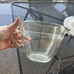 Pampered Chef Glass Pitcher 