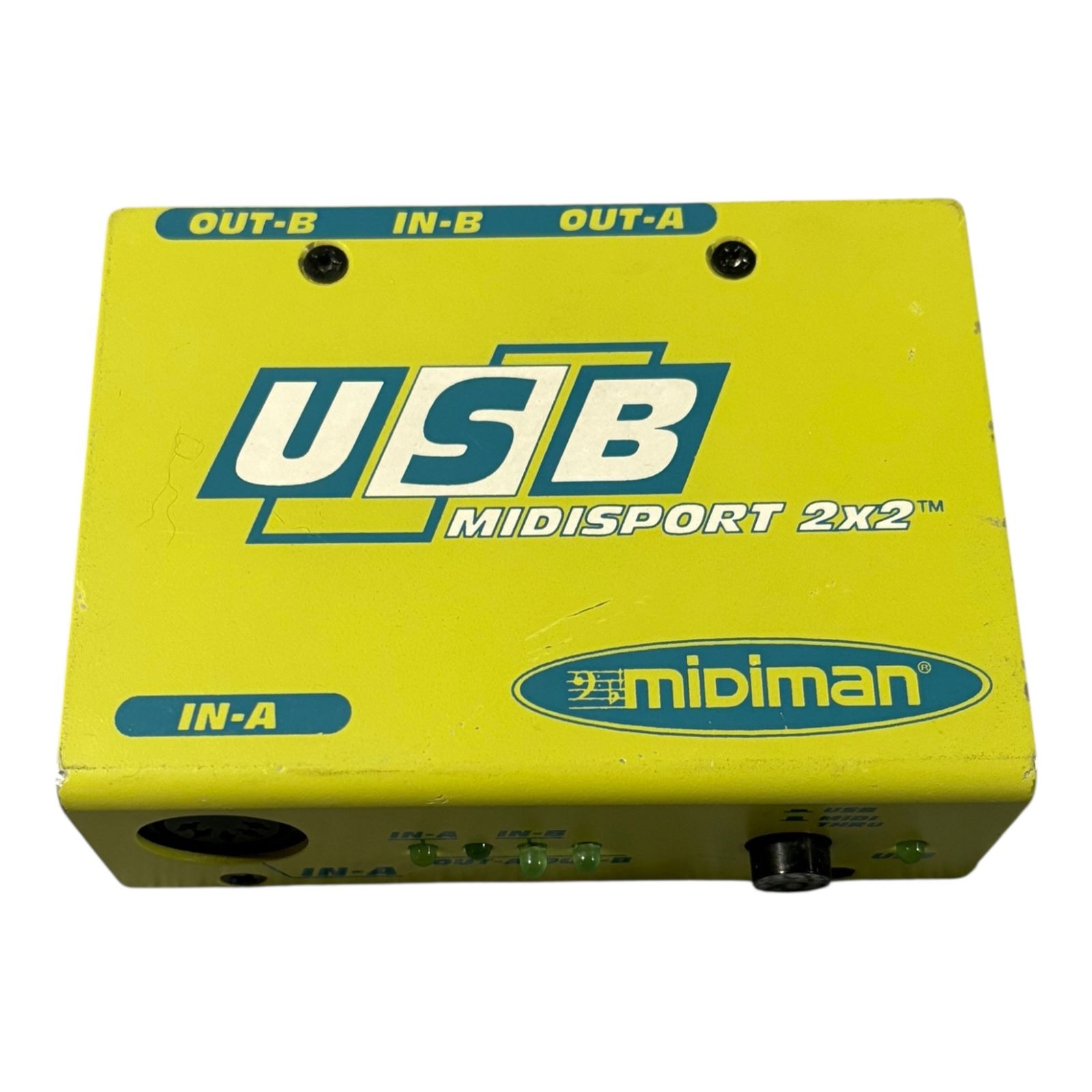 M-Audio Midiman Midisport 2x2 USB 32 MIDI Channel Interface for Mac and PC