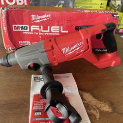Milwaukee M18 FUEL 18V Lithium-Ion Brushless Cordless 1 in. SDS-Plus D-Handle Rotary Hammer (Tool-Only