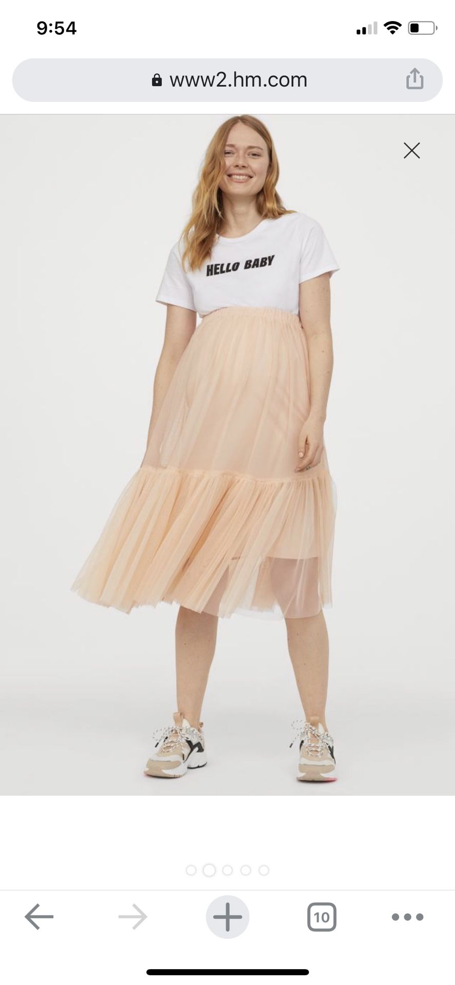 Brand new MAMA tulle skirt from HM maternity wear
