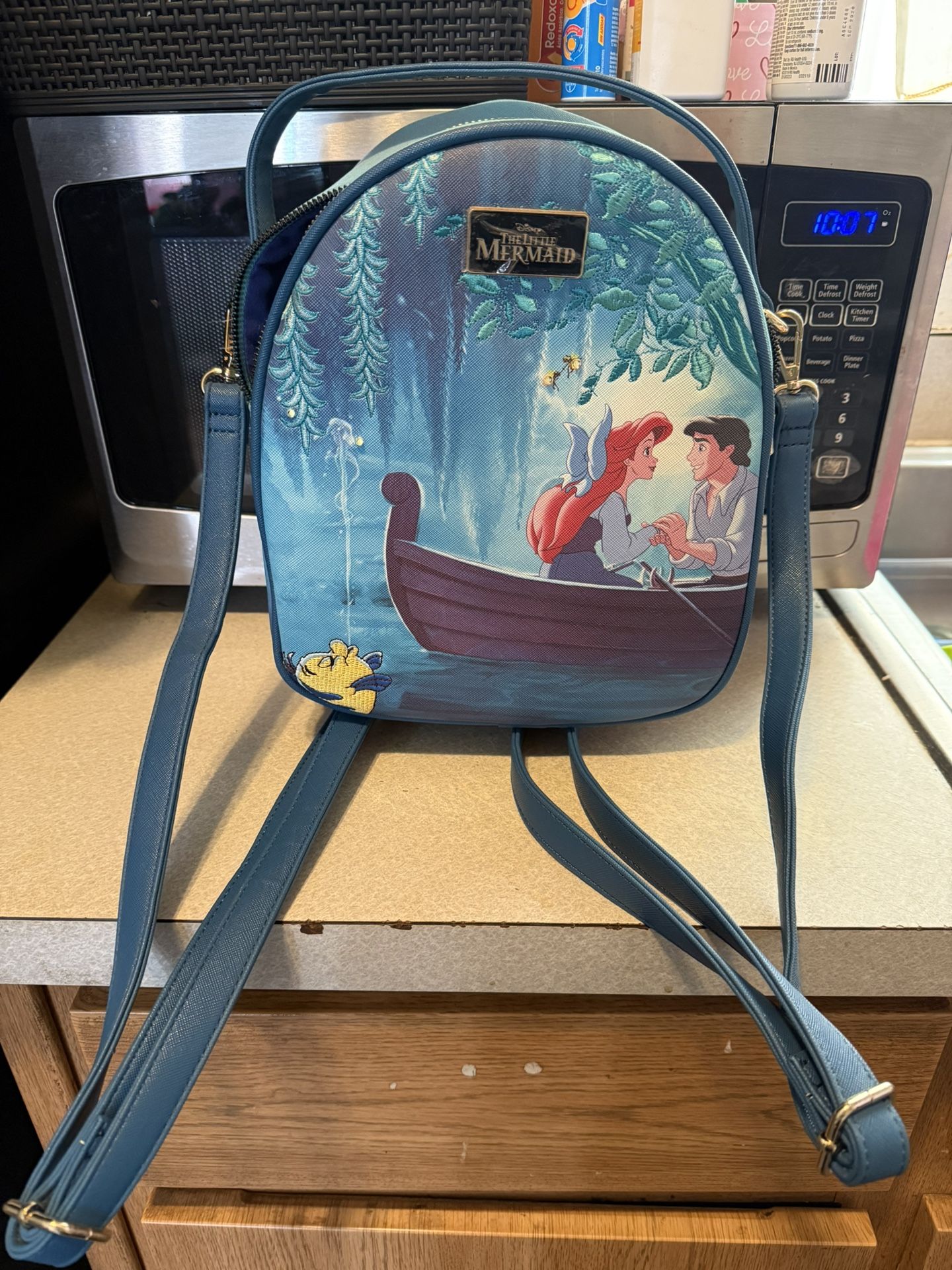 Bioworld Disney Little Mermaid Ariel & Eric Kiss Backpack Loungefly