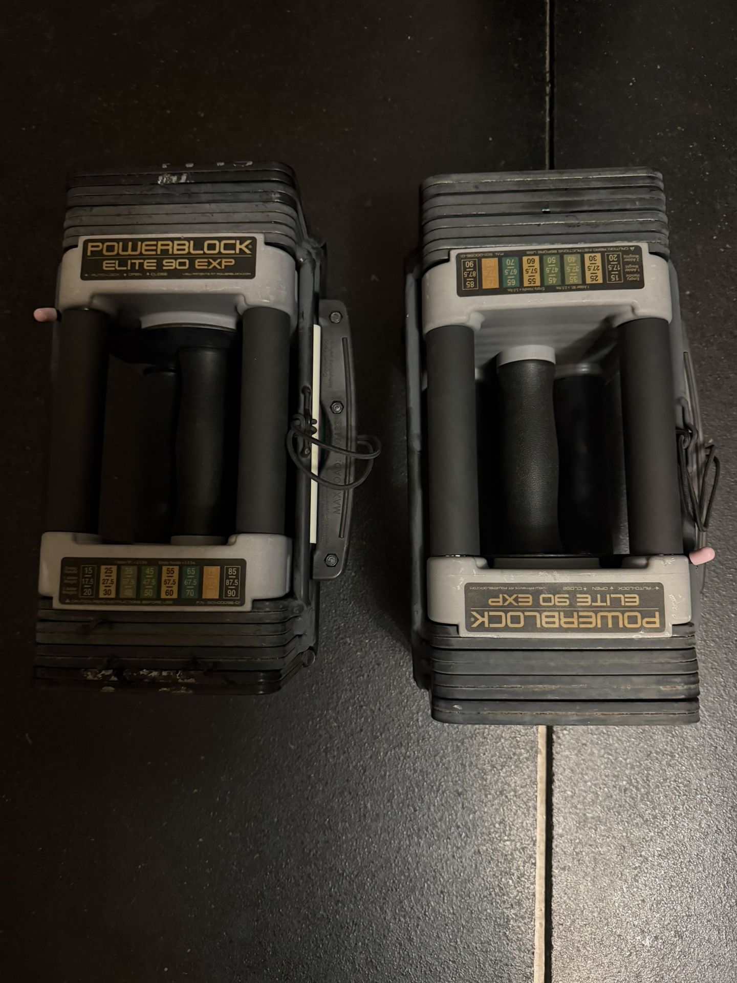 Powerblock Elite 50 Exp Dumbbells Goes Up To 50lbs.