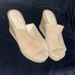 Brown/Beige Wedges 