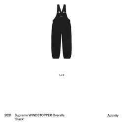 Supreme Windstopper Black Large 