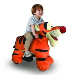Disney Winnie The Pooh Tigger 6v Plush Ride-on Toy with Tigger's Treehouse