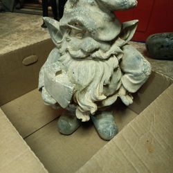 Vintage Concrete Garden Gnome This One Is From Germany