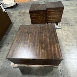 Coffee Table And End Tables 