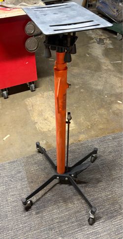 Heavy-Duty Adjustable Transmission Jack – 79” Max Height
