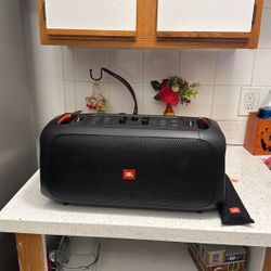 JBL PartyBox On The Go Portable Speaker + Microphone