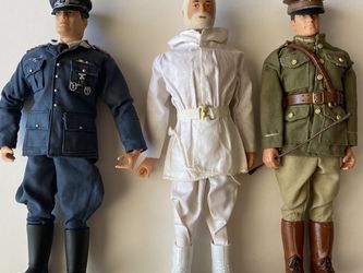 Cool lot GI Joe type action figures dolls German British accessories etc