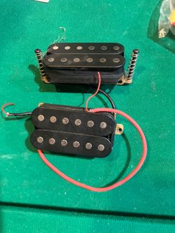 Bride and neck pickup set from Ibanez gio. Stock Ibanez humbuckers