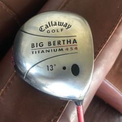 Callaway Big Bertha RH Titanium 454 Driver 13 Degrees RCH 65W Graphite Regular Shaft 