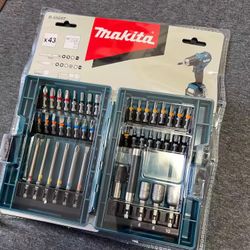 Makita Electric Screwdriver Set 43Pcs Cross/Flower Type Hexagon Socket Bit