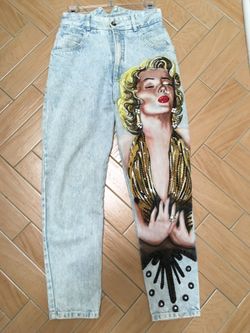 Hand Painted Jeans