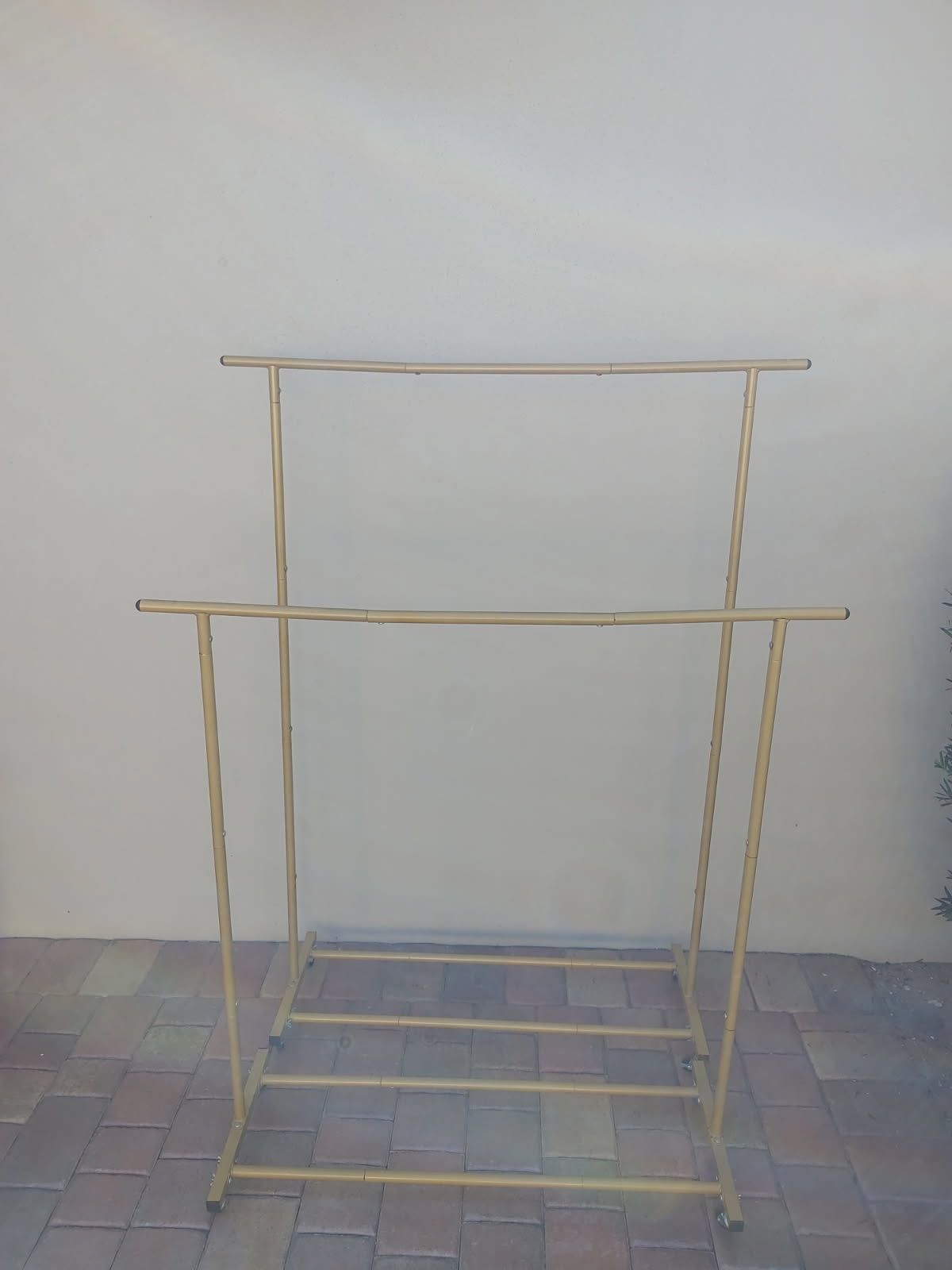Preowned set of two clothing racks