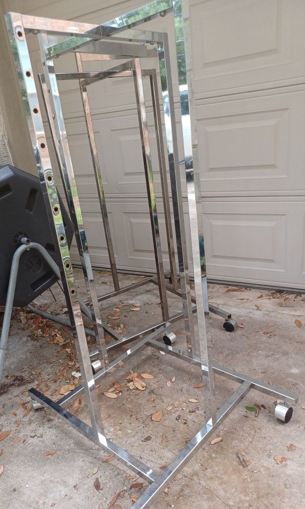 Commercial Grade Steel Clothing Rack (Only 1) for Sale in San Antonio ...