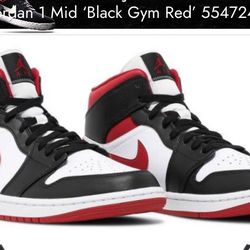 Jordan 1gym Red High Sz 7 9.5 12