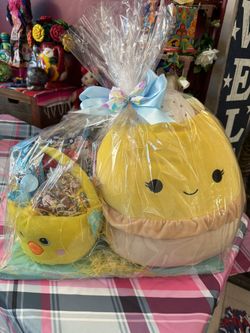 Easter Basket- Squishmallows Edwin