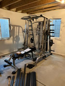Full gym smith machine (Fitness Gallery)