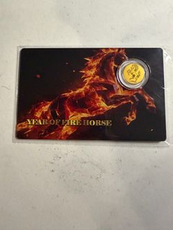 🐎 Liberia Year of the Horse Gold Coin – 1/1000 oz