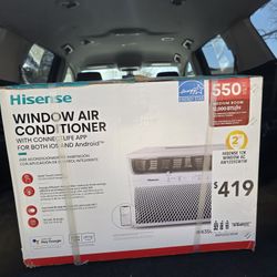 Hisense Large Room Window Air Conditioner , Remote Included ( 115-Volt , 12000-BTU )