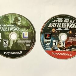 Star Wars Battlefront 1 & 2 PS2 Game