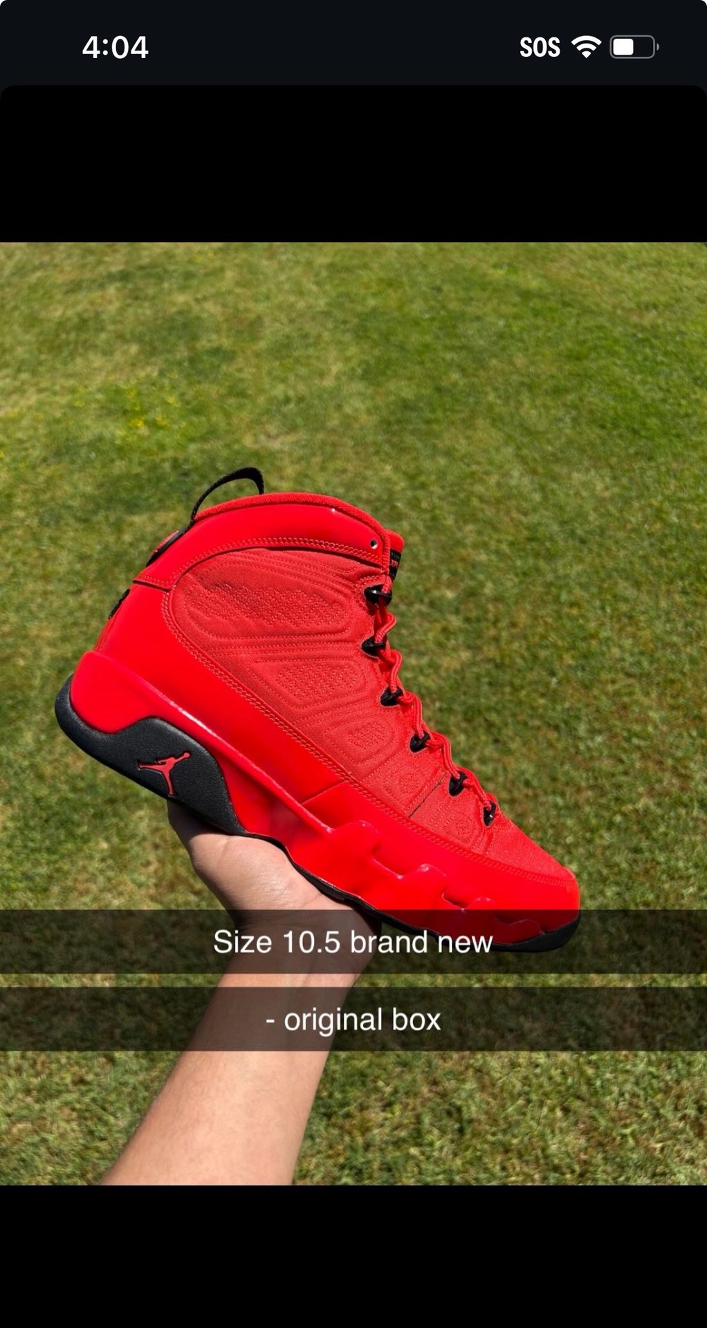 Jordan 9 Chilli Red