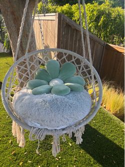 Macrame hanging chair