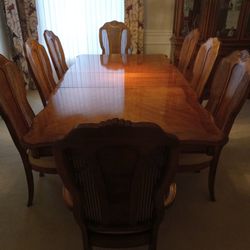 STANLY BURLWOOD Dining Table and Chairs