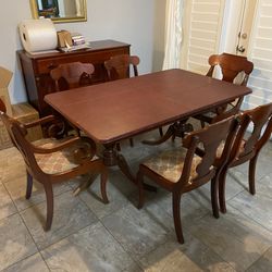 Cherry Wood Dinning Table