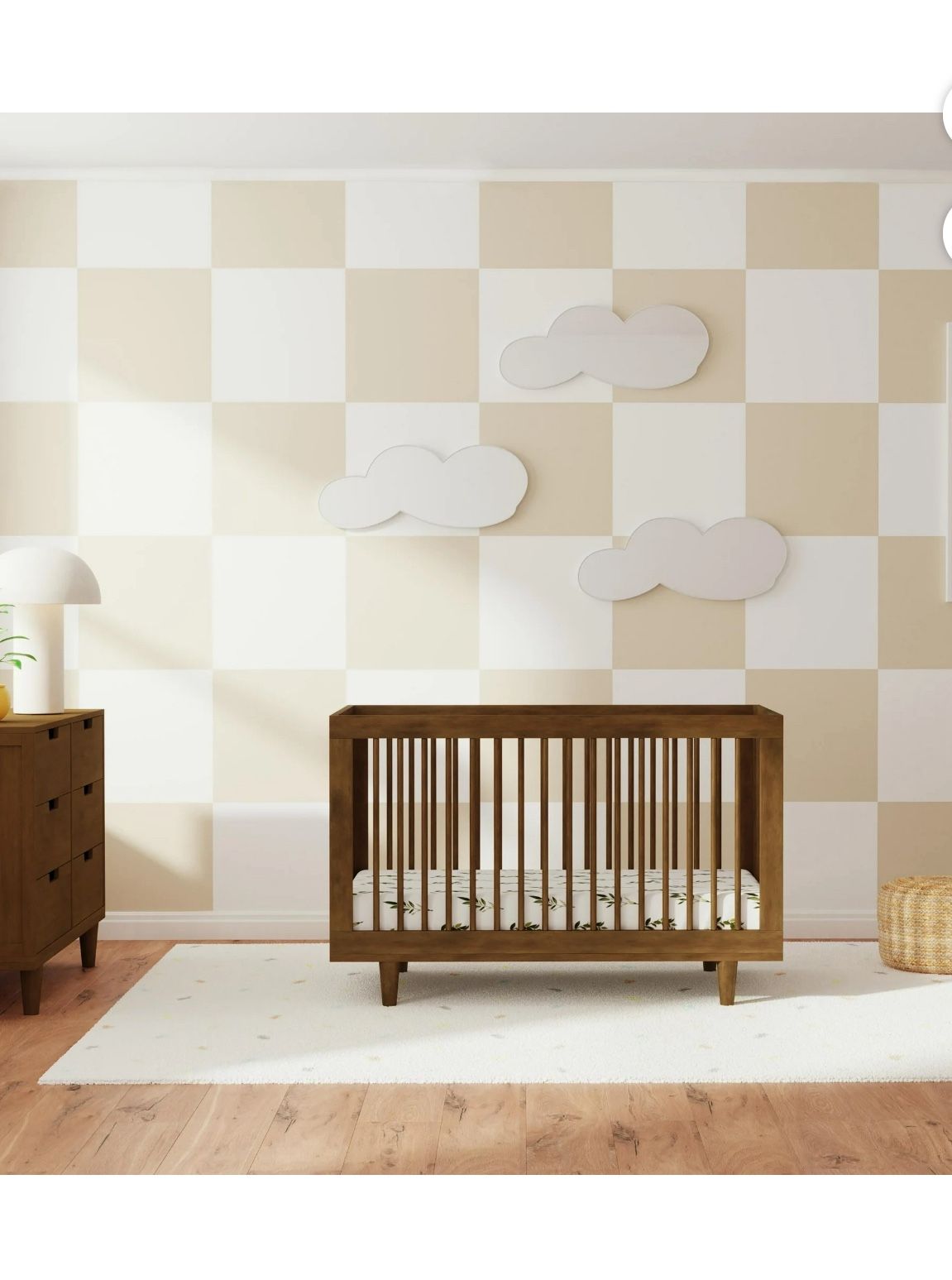 👶 3-in-1 Convertible Crib – GREENGUARD Gold Certified, Safe & Stylish Baby Crib, New in Box 👶 