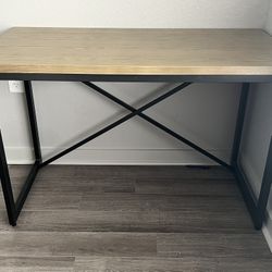 Desk, Couch And Queen Bed frame And Corner Table Bundle Deal