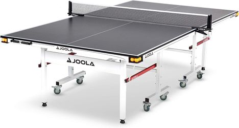 JOOLA Rally TL - Professional MDF Indoor Table Tennis Table W/ Quick Clamp Ping Pong Net & Post Set - 10 Minute Easy Assembly - Corner Ball...