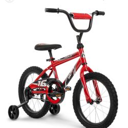 Bike with training wheels.