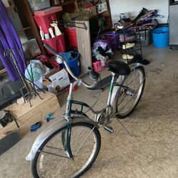 Turquoise Cruiser Bike 
