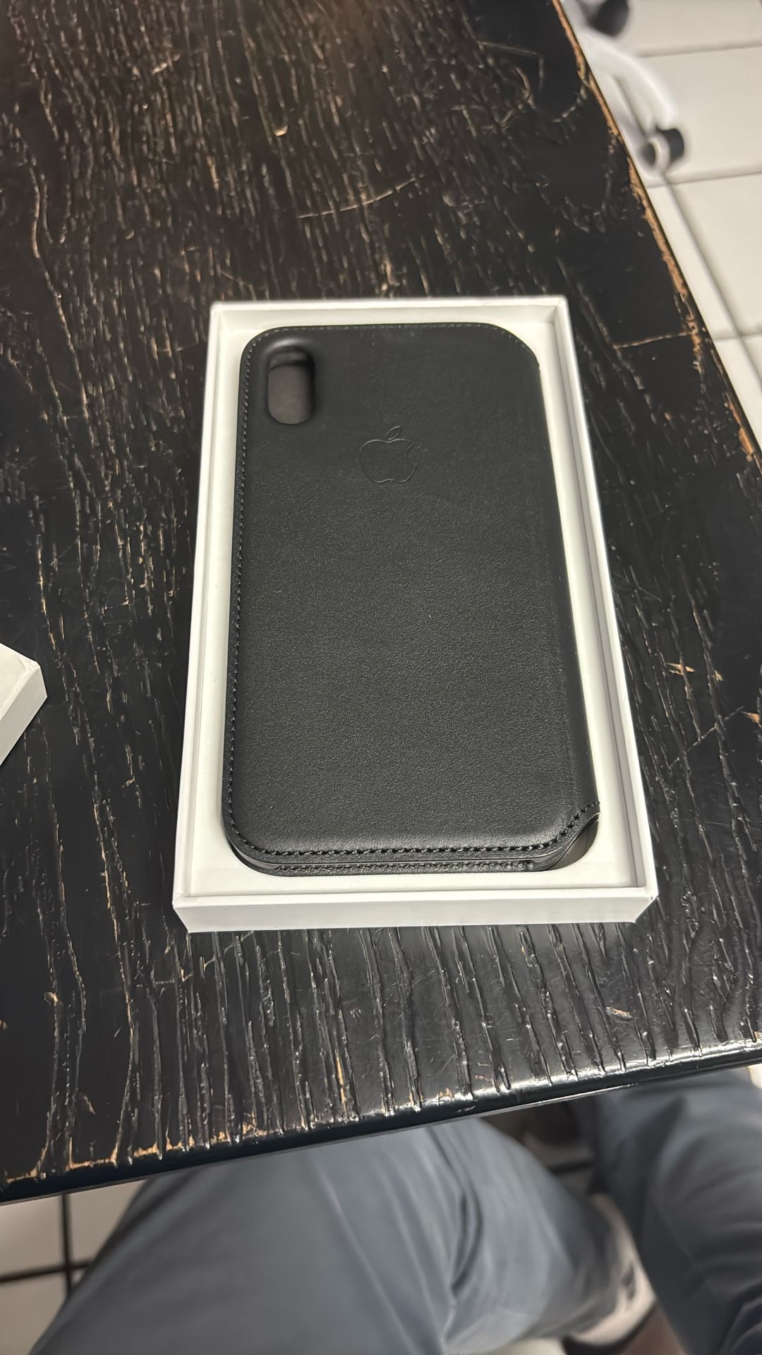 iPhone X Leather Folio