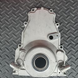LS Turbo Timing Cover With Dual Bungs 6.0l 6.2l 5.3l 5.7l Chevy L