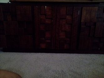 Two Tone, All Wood Dresser