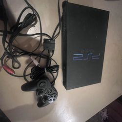 Ps2 Fat W Control And Cables